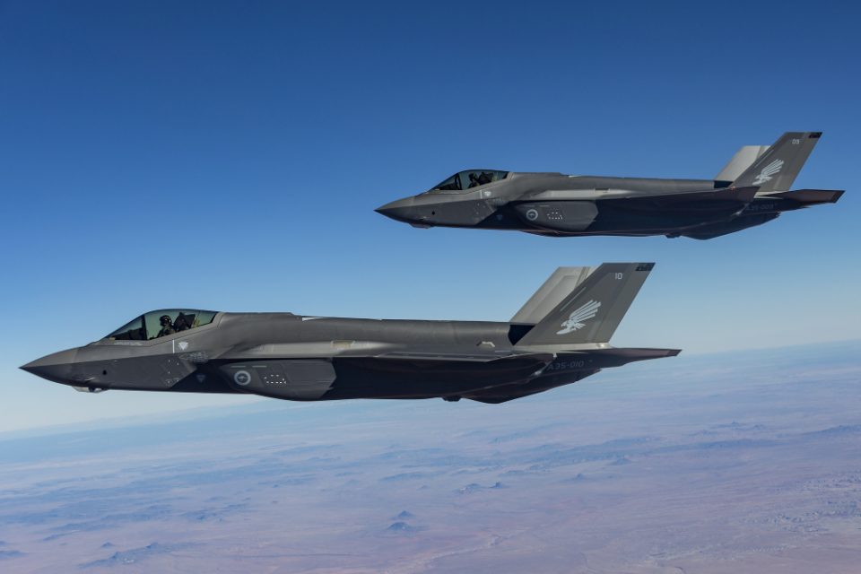 First Two F 35a Fighter Jets Arrive In Australia Australian Manufacturing