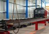 The new state-of-the-art plasma beamline cutting steel tube and beams